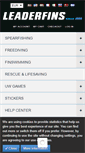 Mobile Screenshot of leaderfins.com